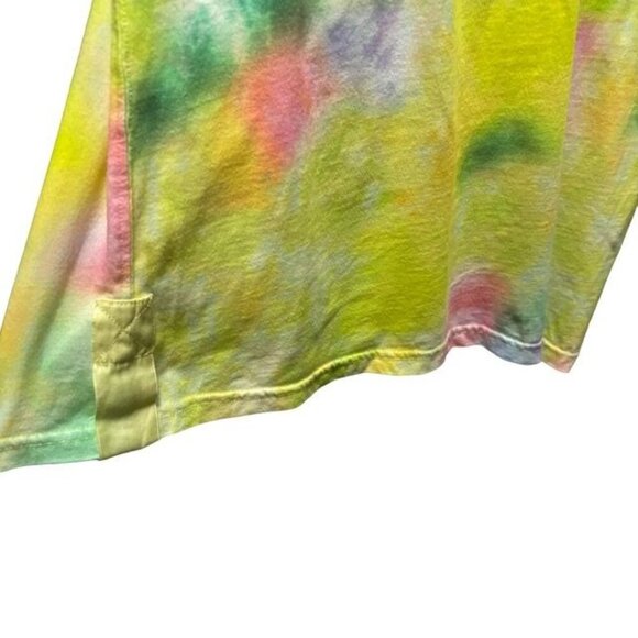 Alice + Olivia Garner Drop Shoulder Boxy T Shirt Dress Tie-Dye  Size Medium - Picture 7 of 11